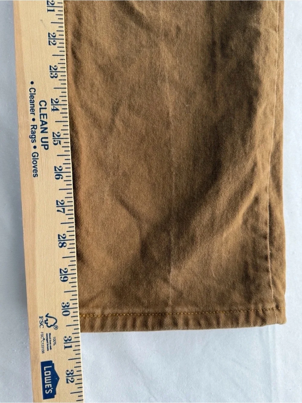Saddlebred Jeans Mens 32/32 Relaxed Fit Brown Denim EUC